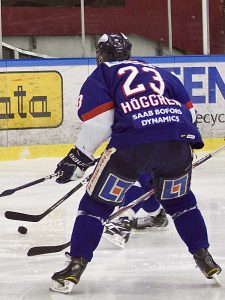 Fredrik Höggren - nu skadad. Arkivbild